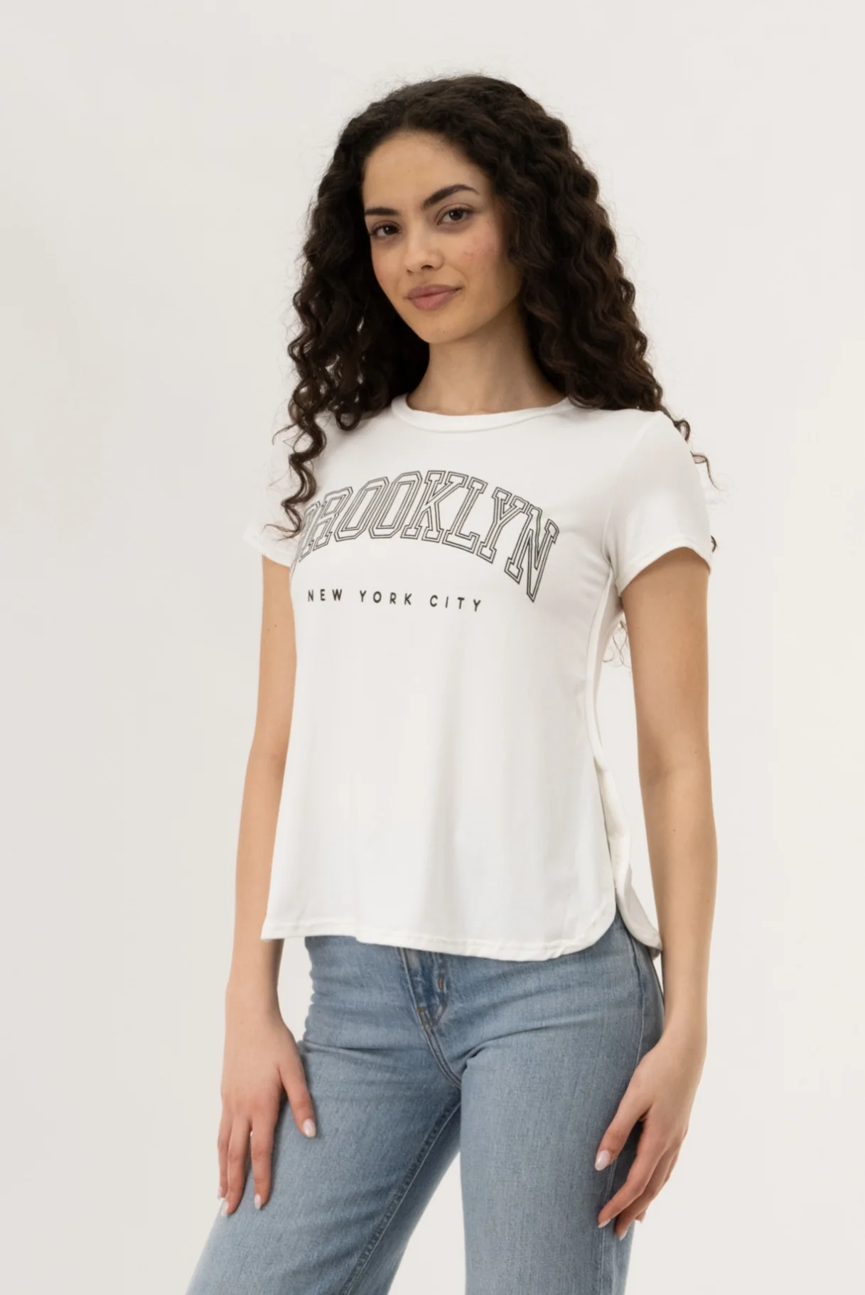 Short Sleeve City Tee - White - Image 2