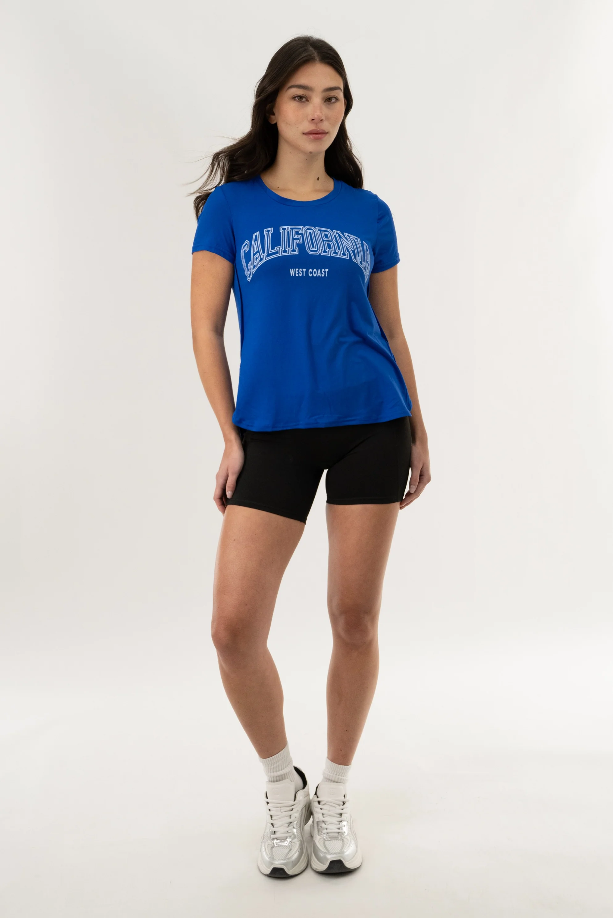 Crewneck California Tee - Blue - Image 5
