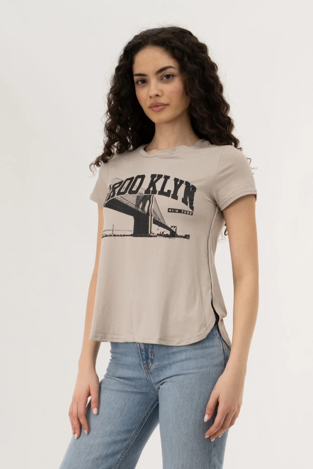 Short Sleeve City Tee - Stone - Image 2