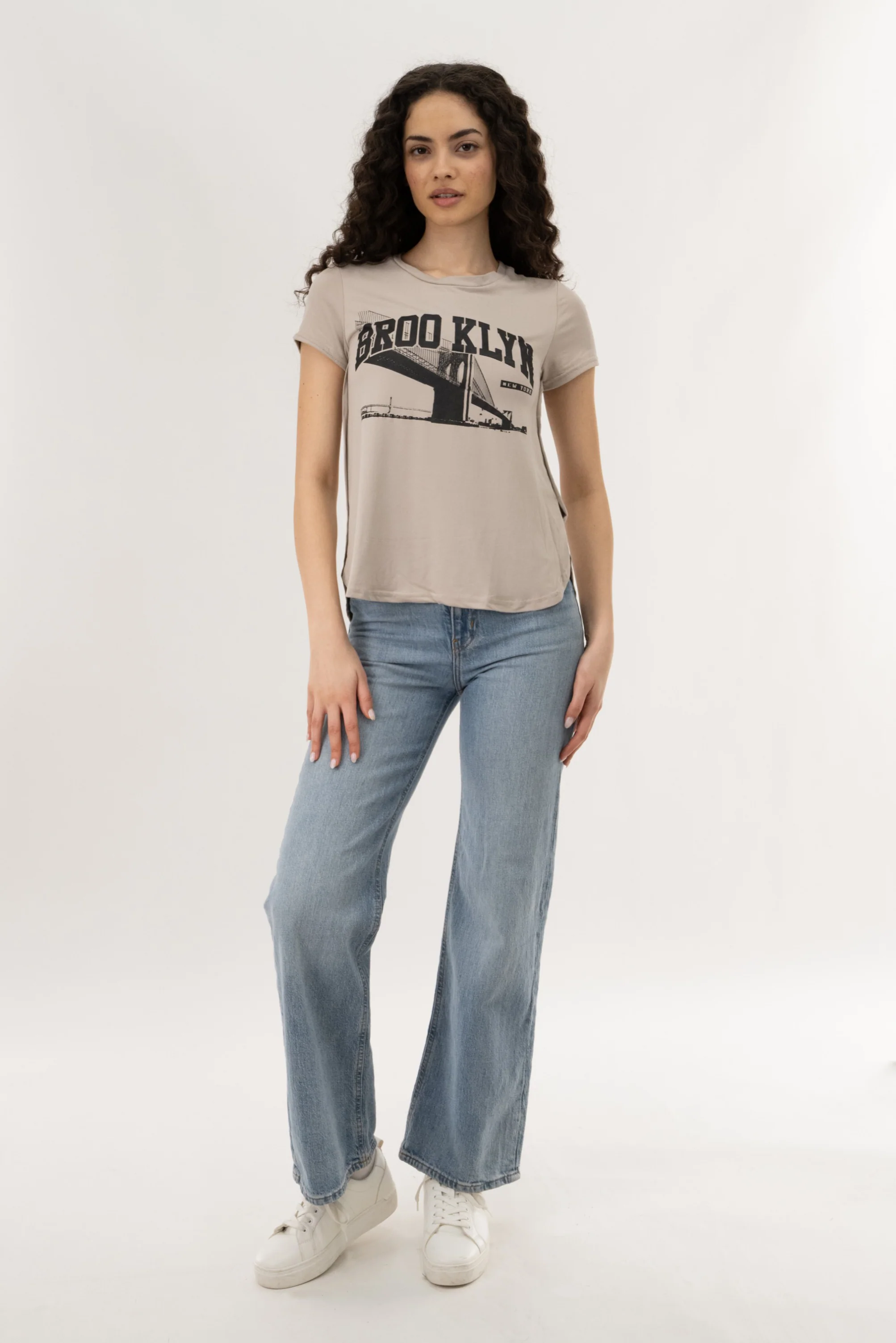 Short Sleeve City Tee - Stone - Image 5