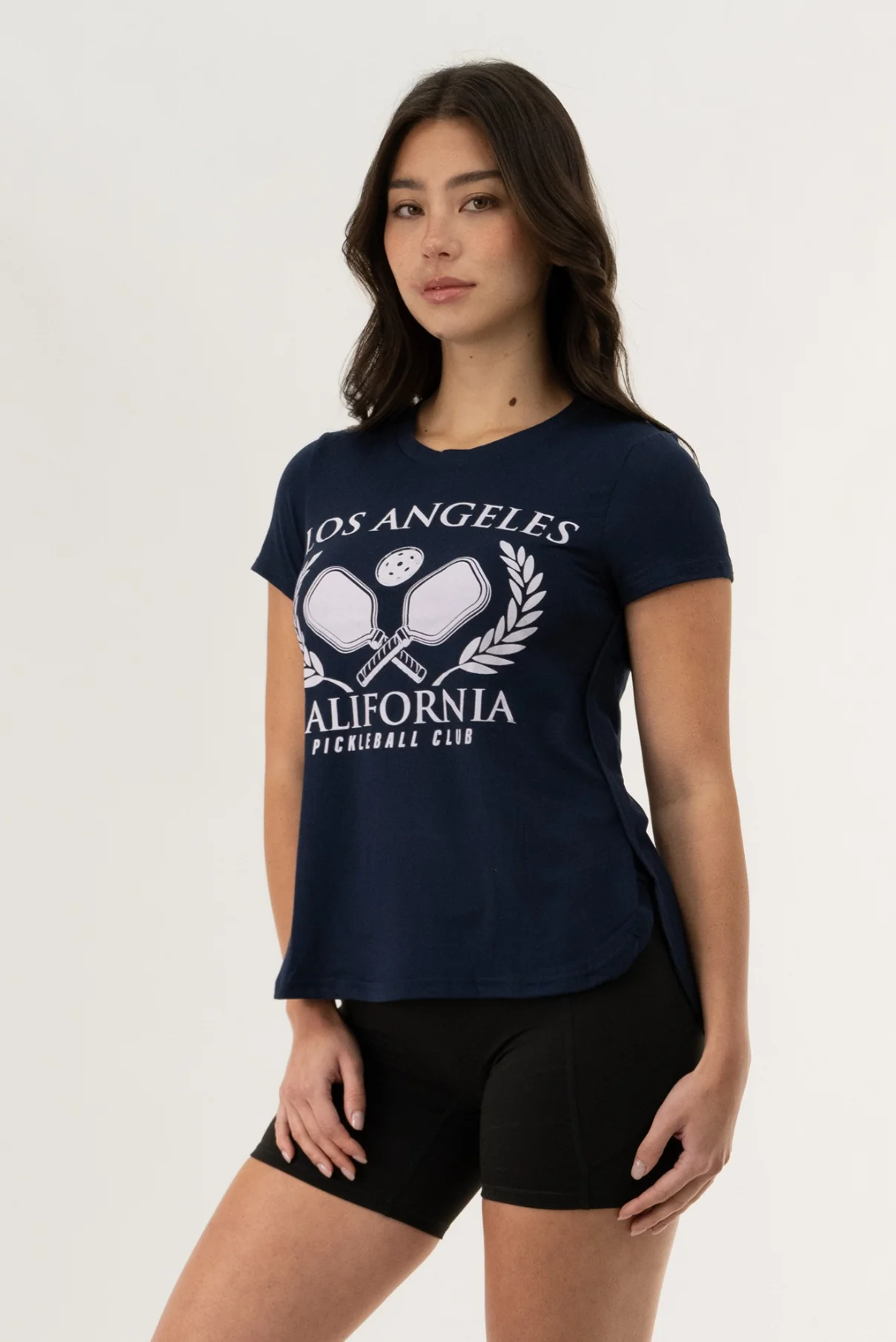 Crewneck California Tee - Navy - Image 2