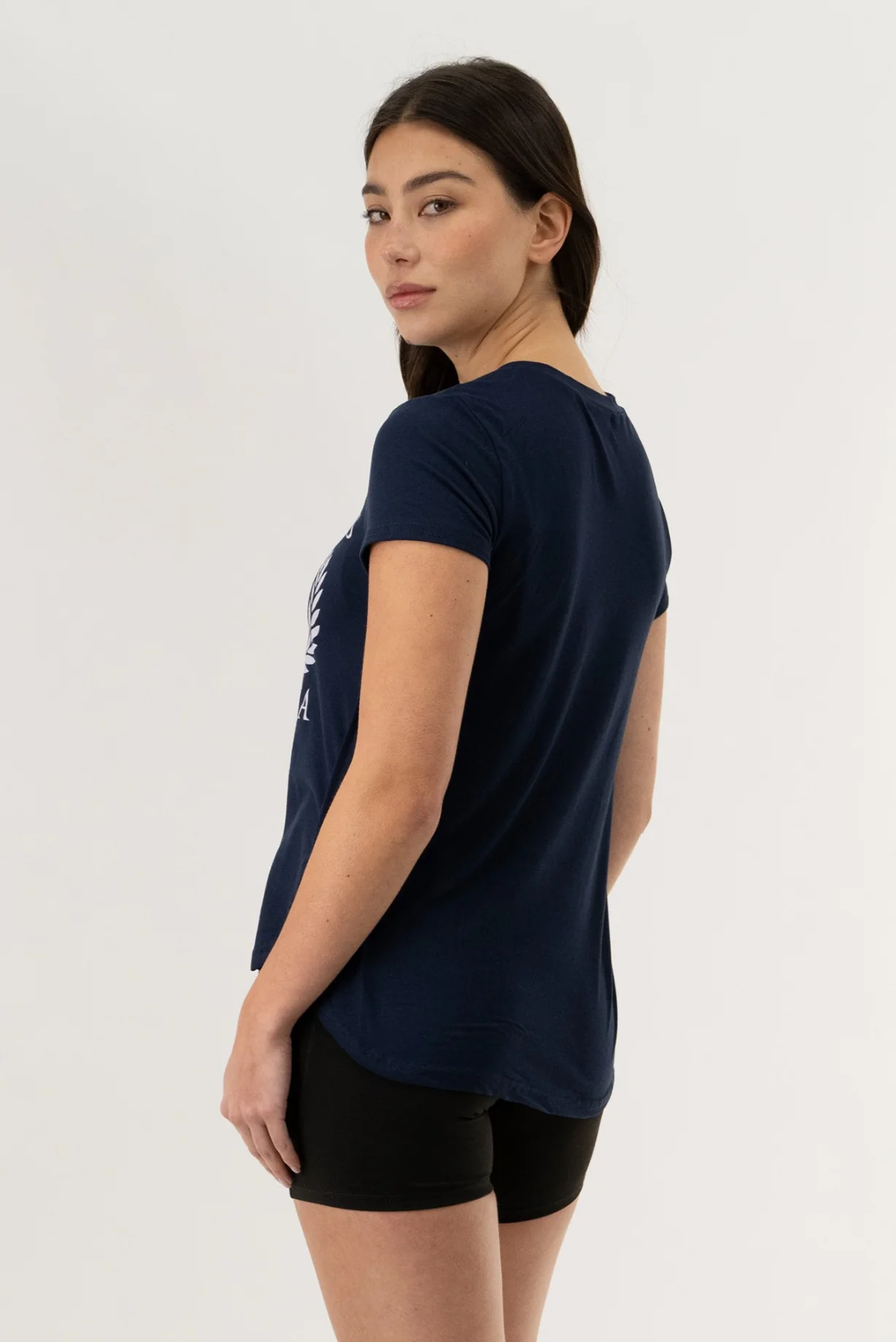 Crewneck California Tee - Navy - Image 3