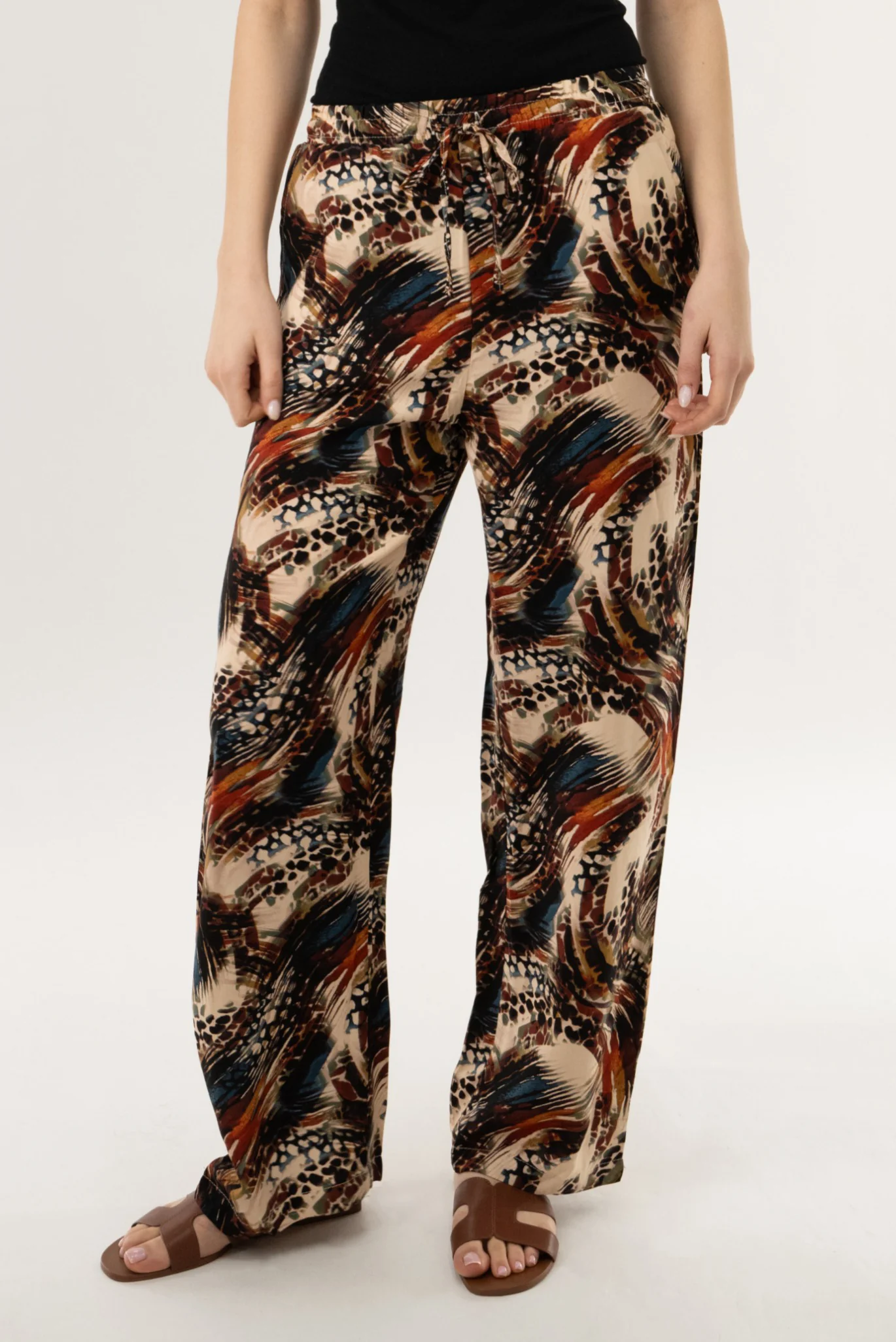 Palazzo Pants - Brown