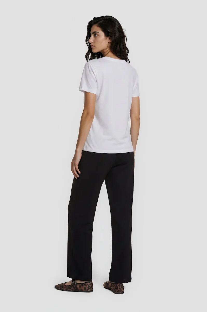 Easy Drawstring Pants - Black - Image 2