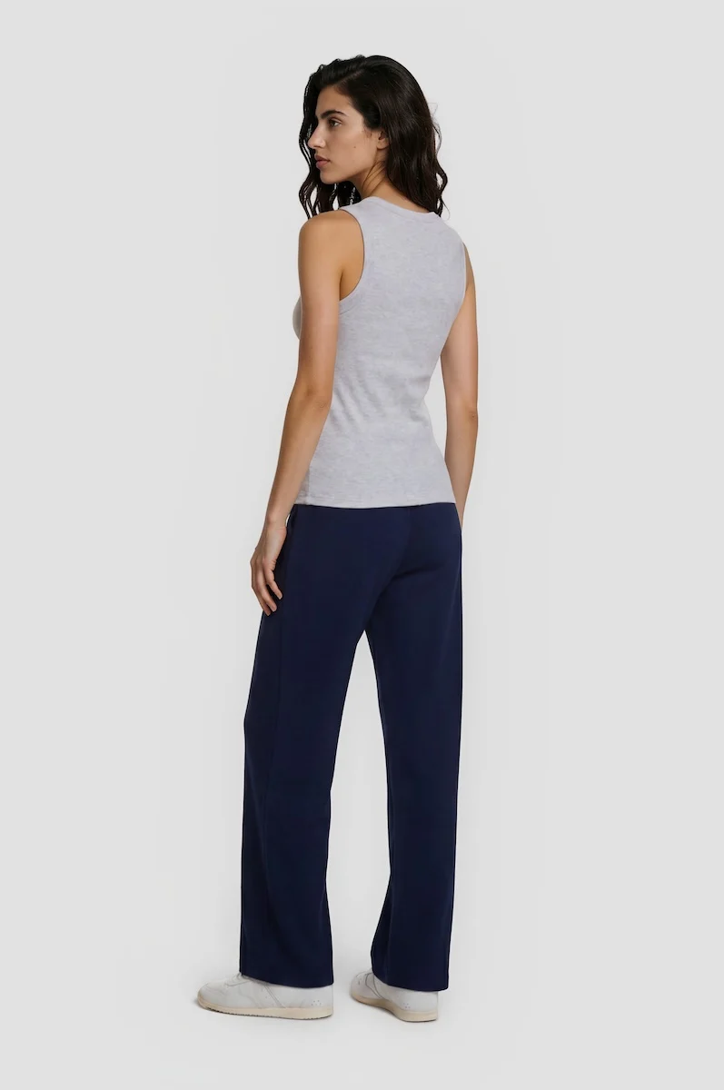 Easy Drawstring Pants - Navy - Image 2