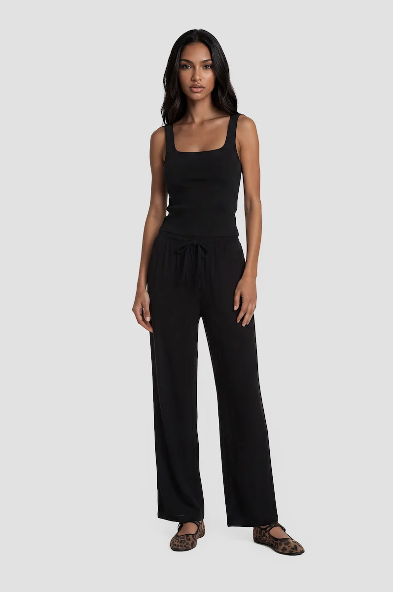 Airflow Straight Pants - Black