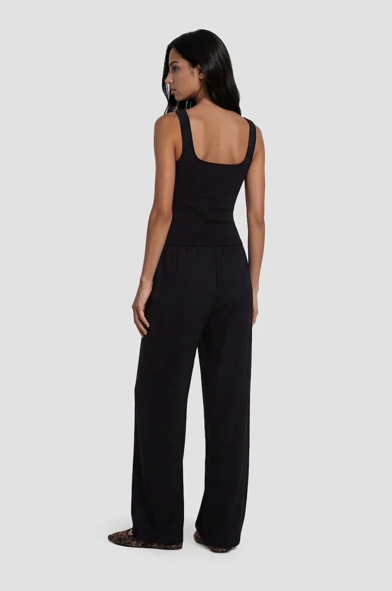 Airflow Straight Pants - Black - Image 2