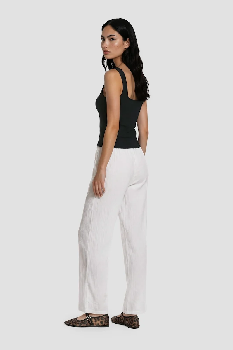 Airflow Straight Pants - White - Image 2