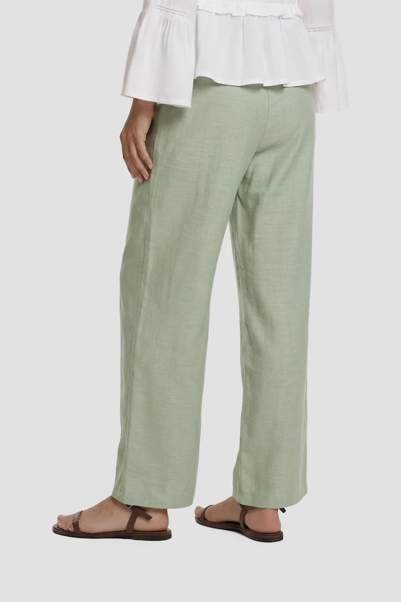 Tie-Up Pants - Green - Image 2
