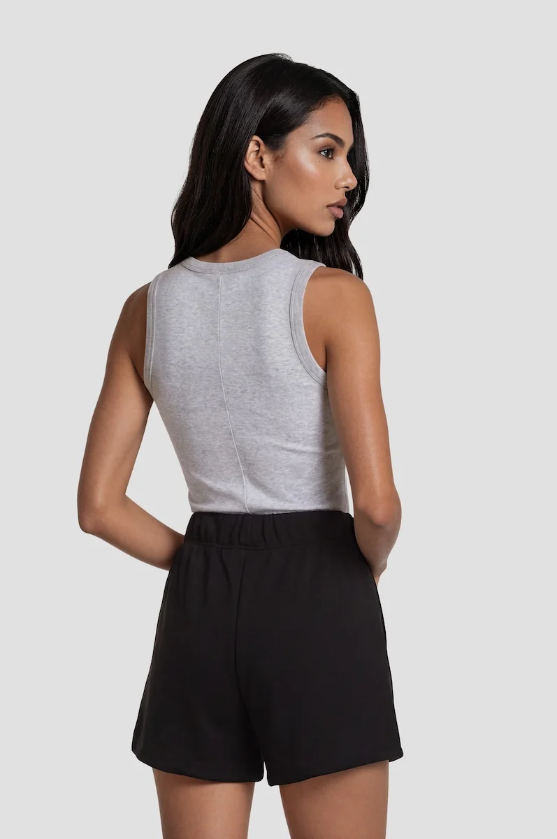 Loose Fit Sweat Shorts - Black - Image 2