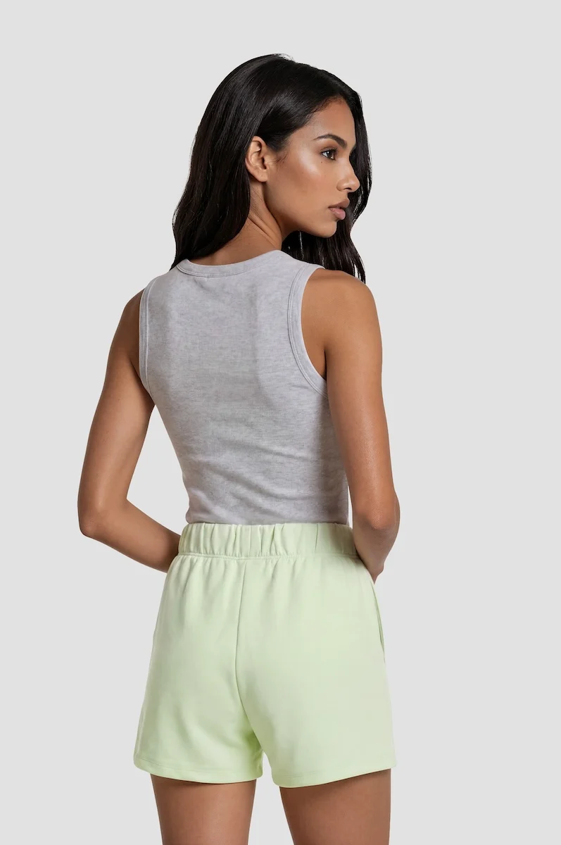 Loose Fit Sweat Shorts - Mint - Image 2