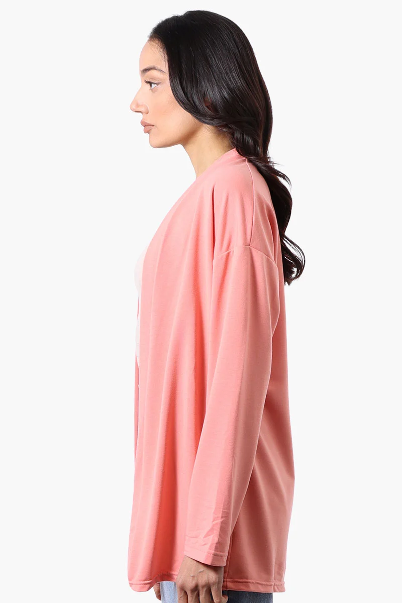 Sport Long Sleeve Wrap Cardigan - Pink - Image 2