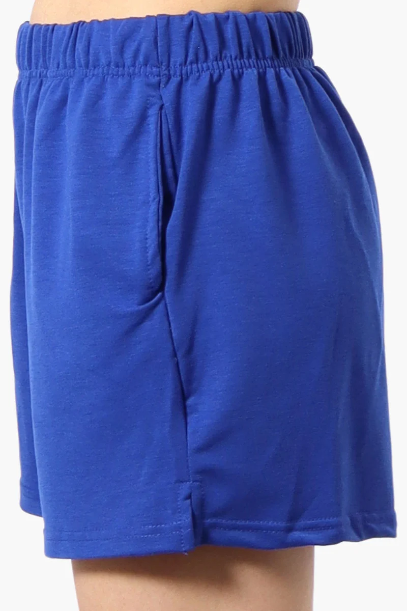 Sport Basic French Terry Shorts - Blue - Image 2