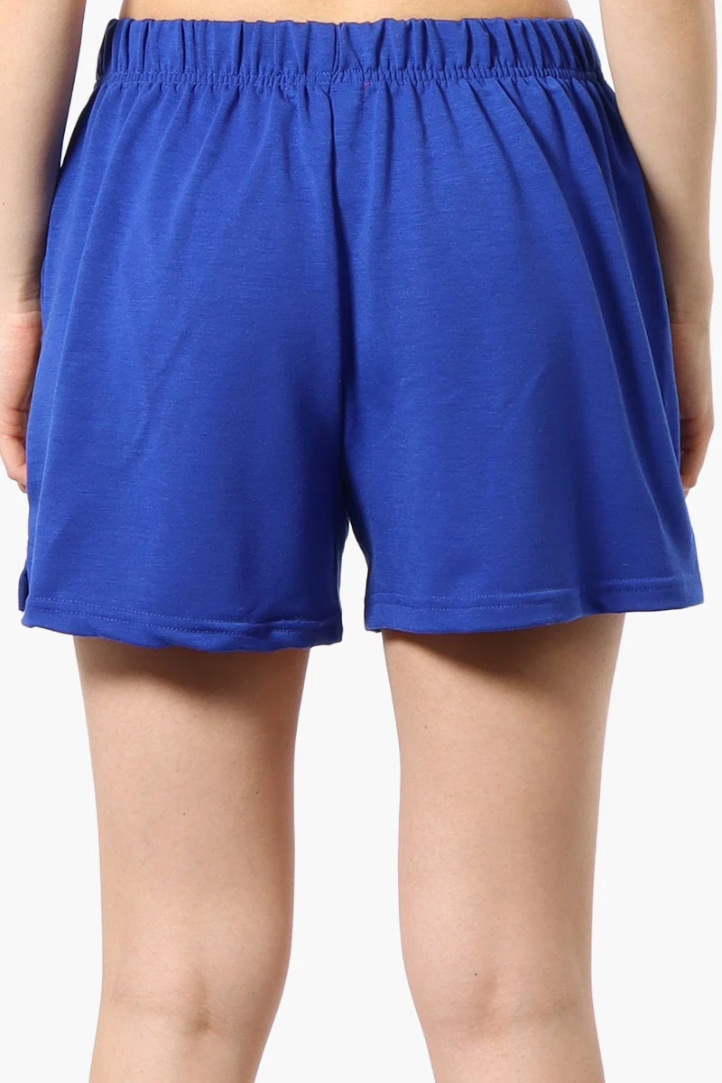 Sport Basic French Terry Shorts - Blue - Image 3
