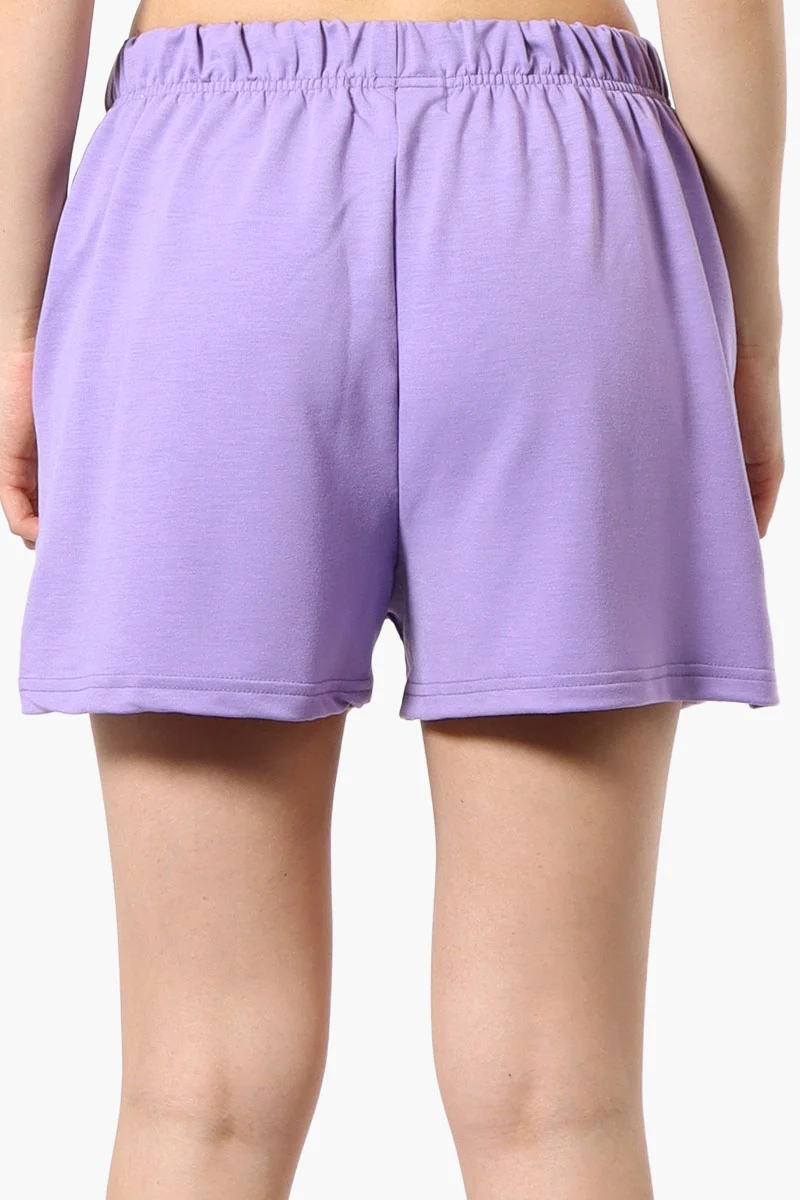 Sport Basic French Terry Shorts - Lavender - Image 3