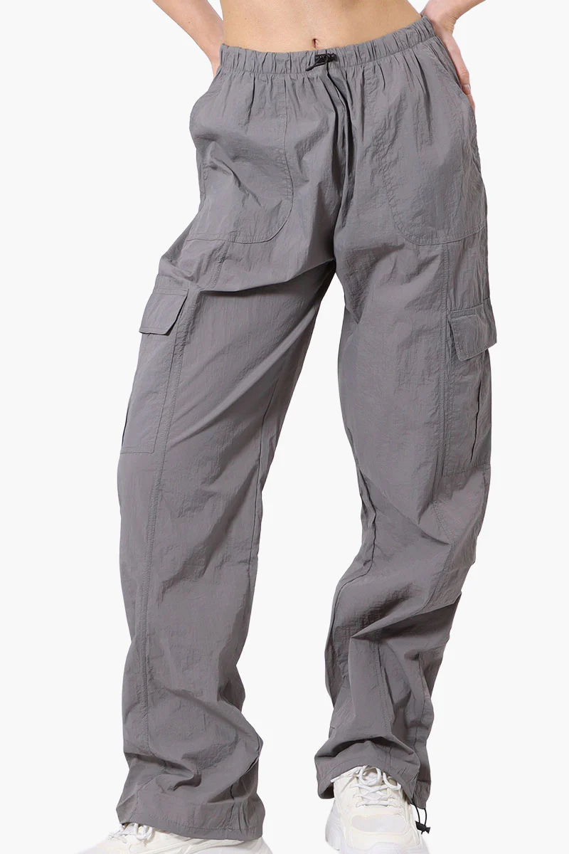 Parachute Cargo Pants - Grey