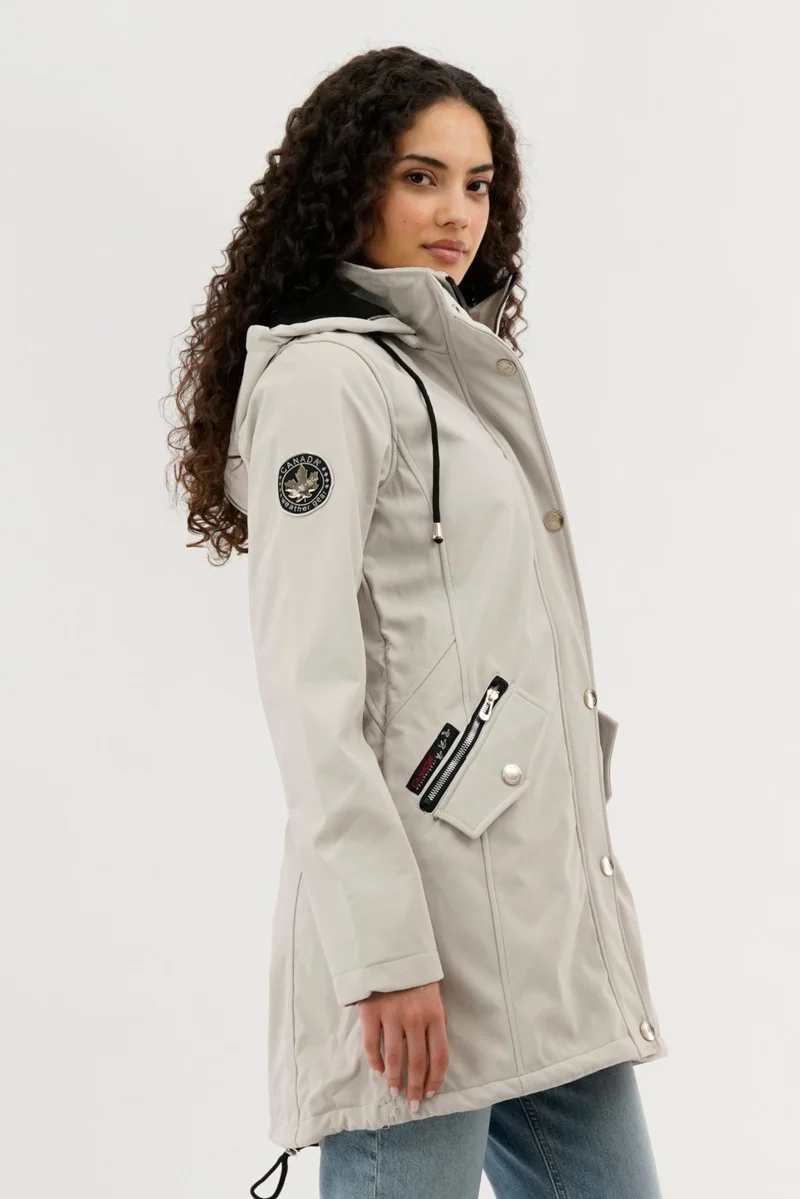 Soft Shell Lightweight Jacket - Cream - Image 2