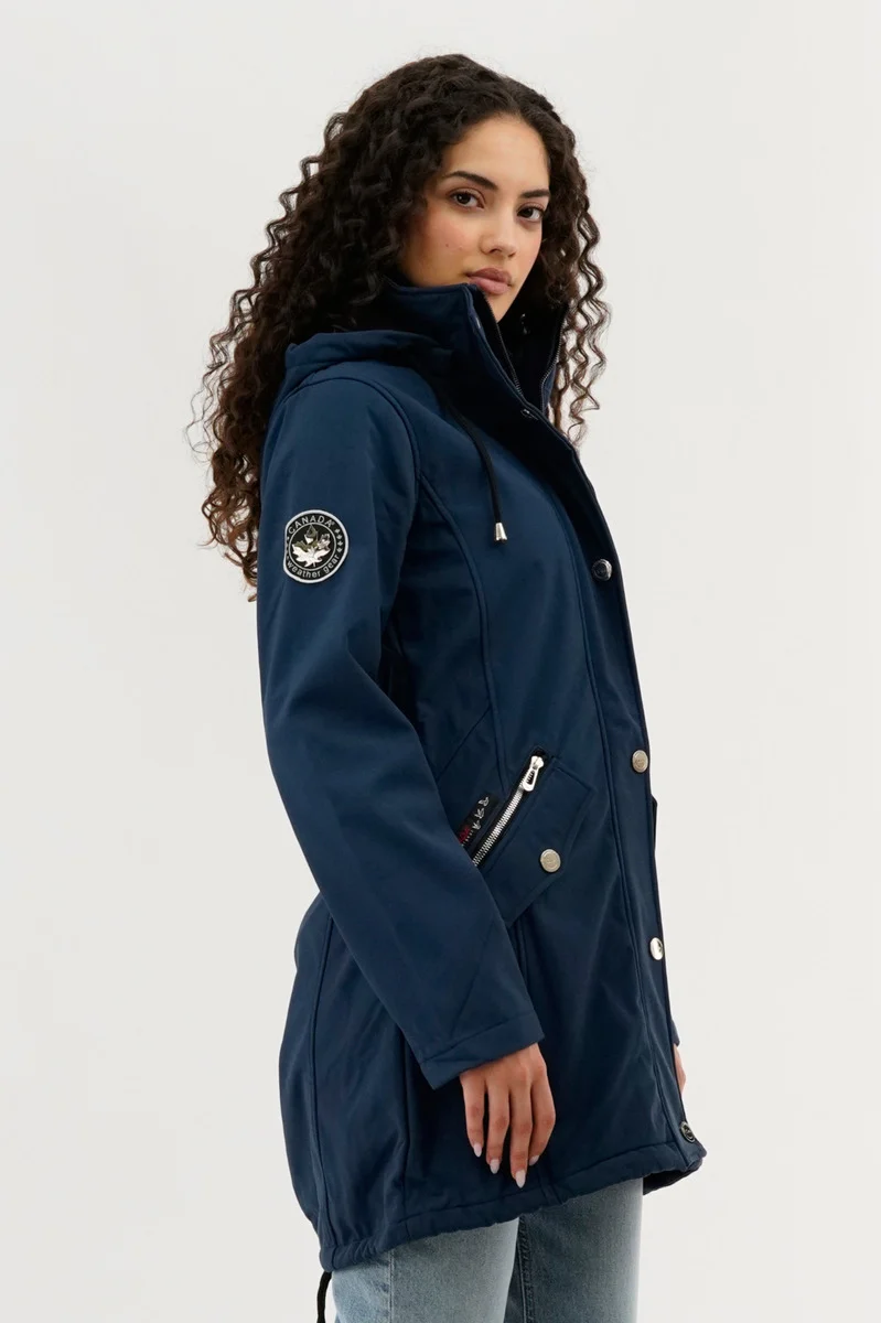 Soft Shell Lightweight Jacket - Navy - Image 2