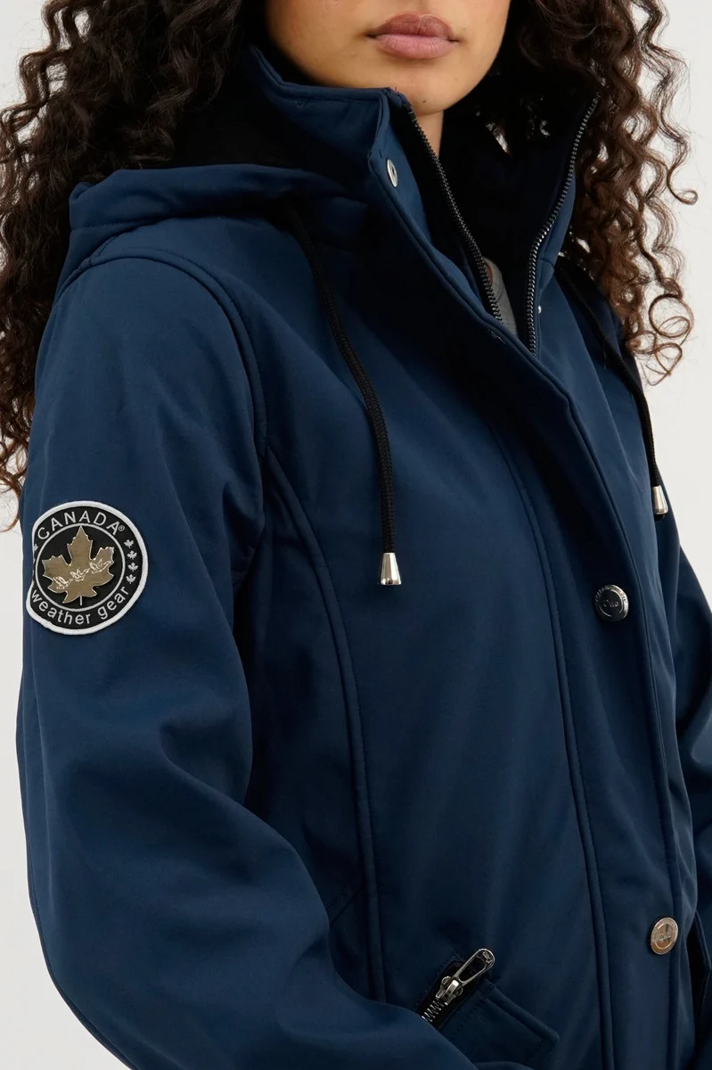 Soft Shell Lightweight Jacket - Navy - Image 4
