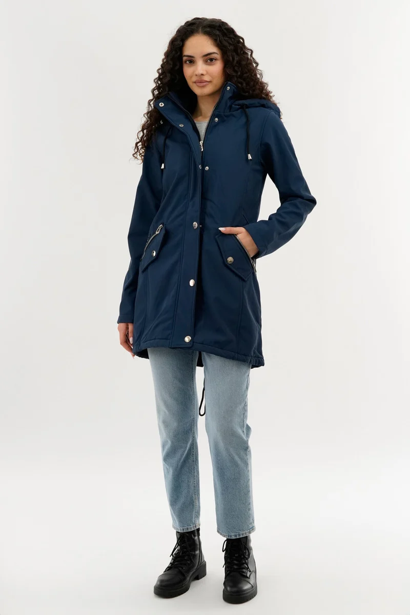 Soft Shell Lightweight Jacket - Navy - Image 5