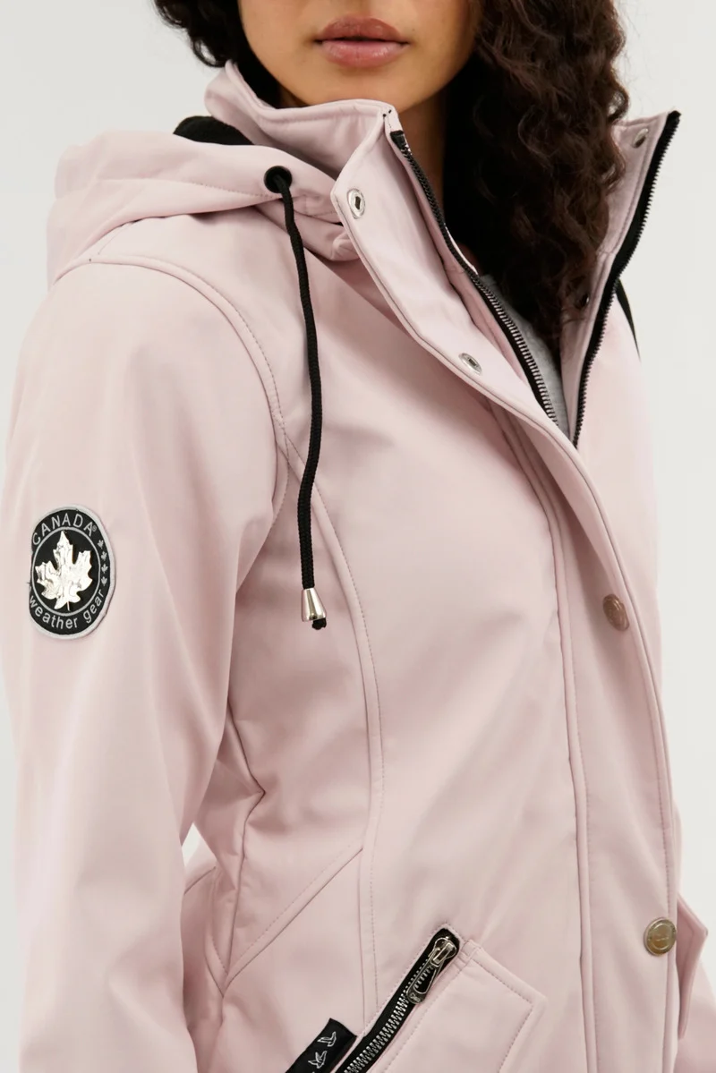 Soft Shell Lightweight Jacket - Blush - Image 4