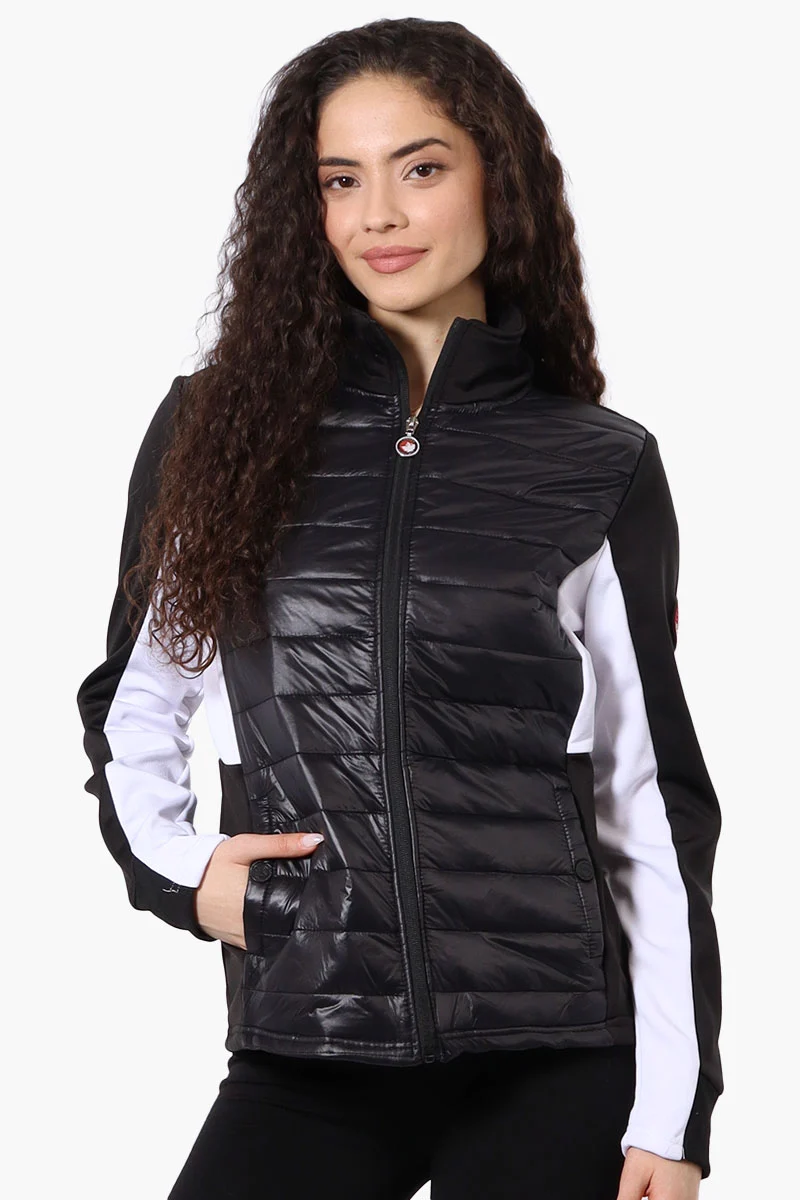 Nylon Puffer Lightweight Jacket - Black