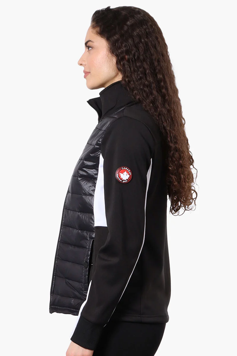 Nylon Puffer Lightweight Jacket - Black - Image 2