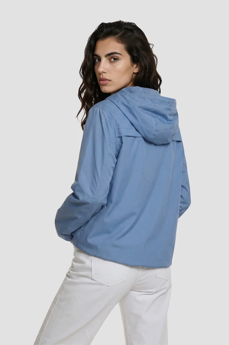Lightweight Reflective Rain Jacket - Blue - Image 2