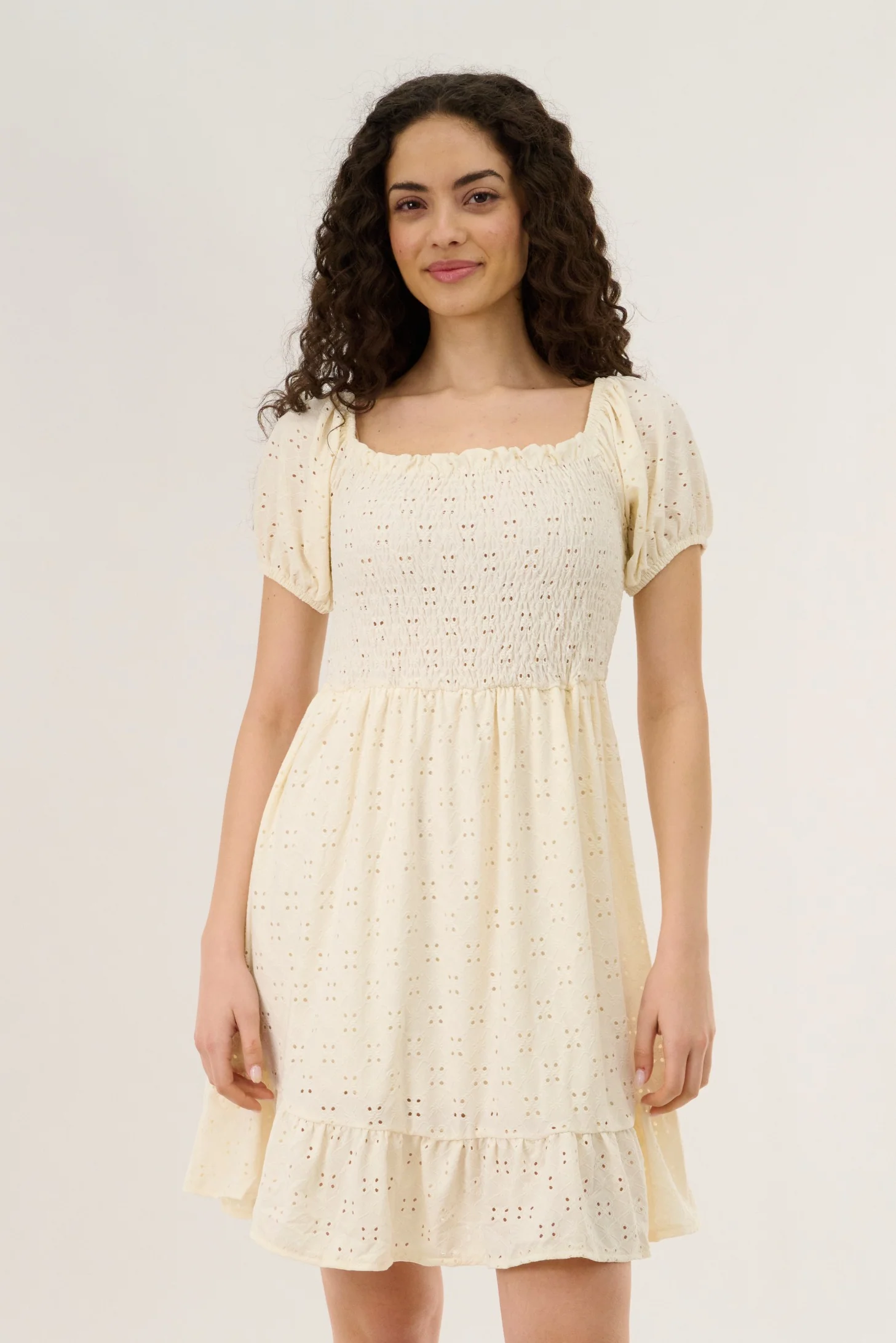 Smock Dress - Cream