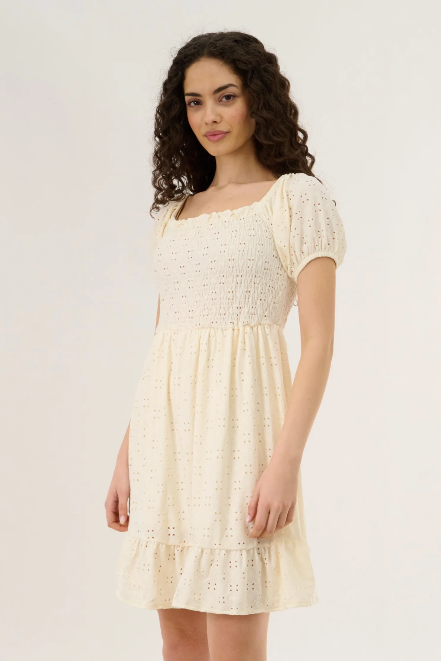 Smock Dress - Cream - Image 2