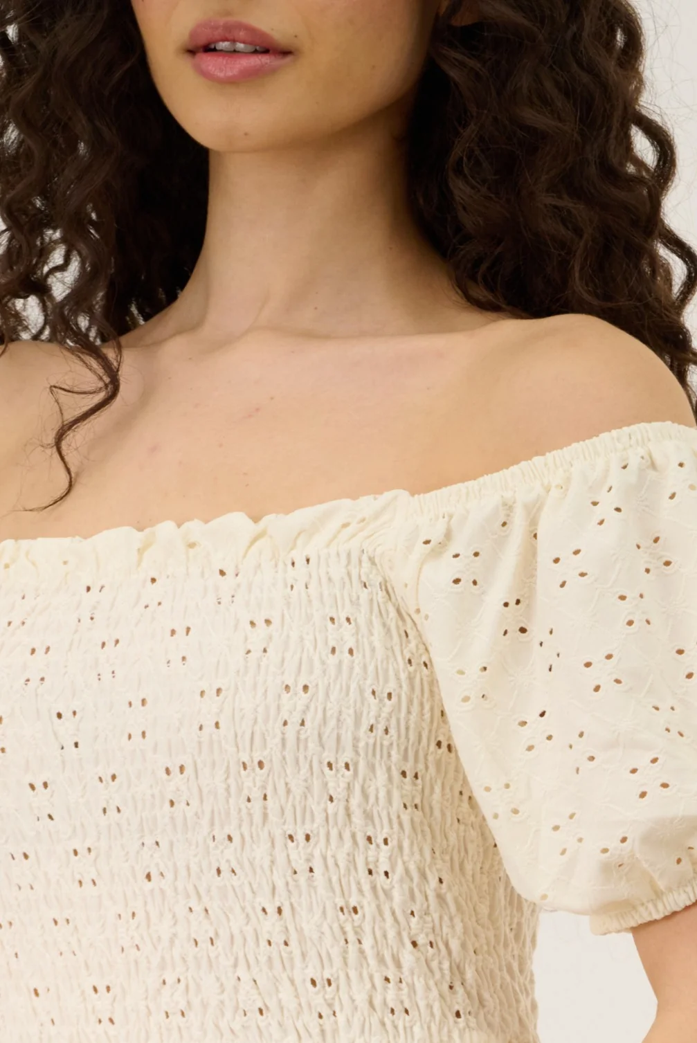 Smock Dress - Cream - Image 4