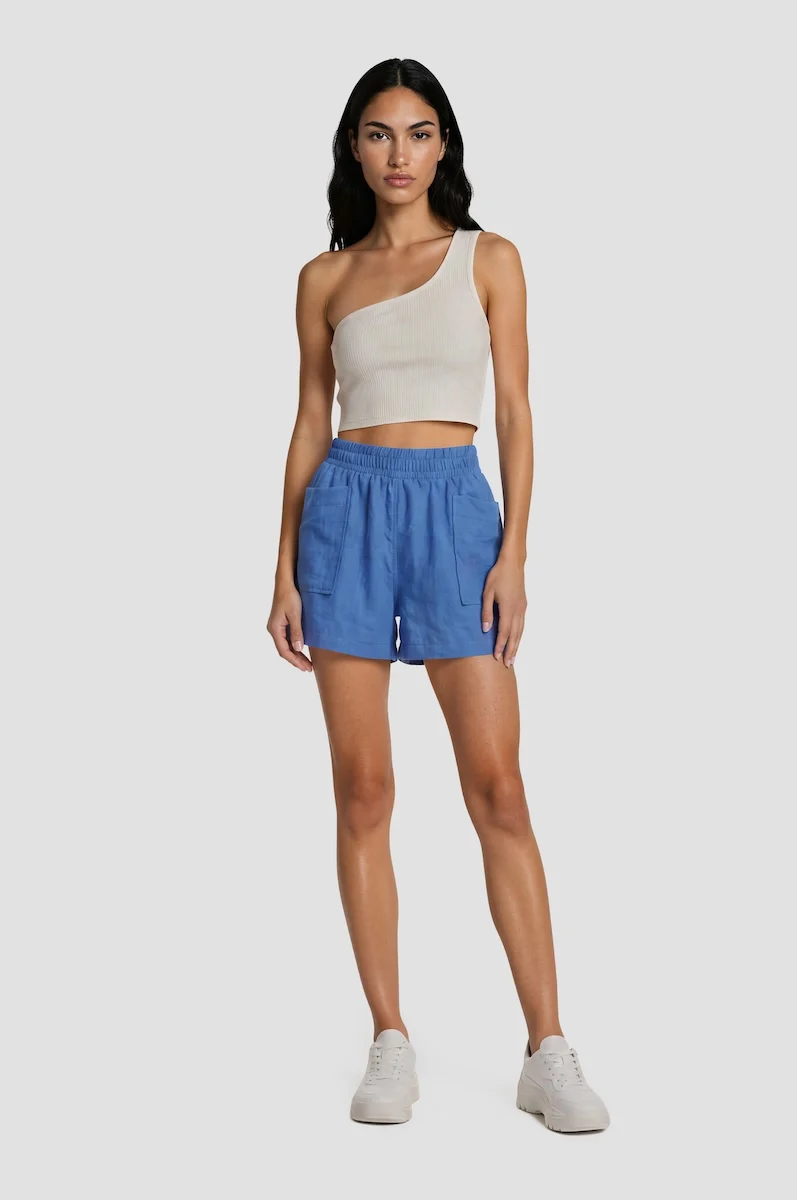 Big Pocketed Shorts - Blue
