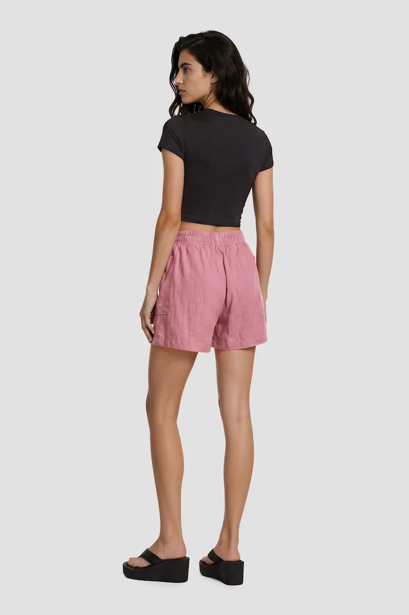 Big Pocketed Shorts - Pink - Image 2