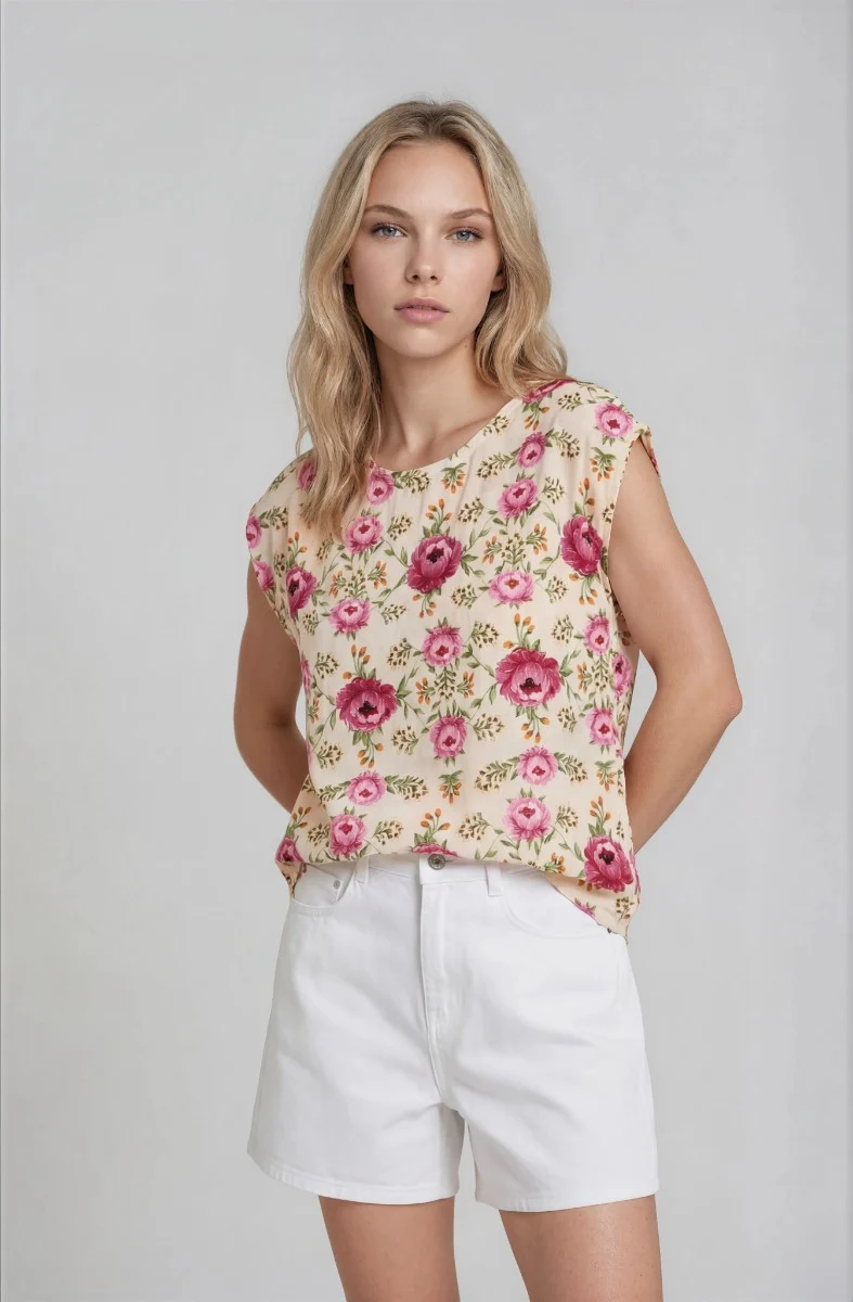 Basic Printed Tee - Multi