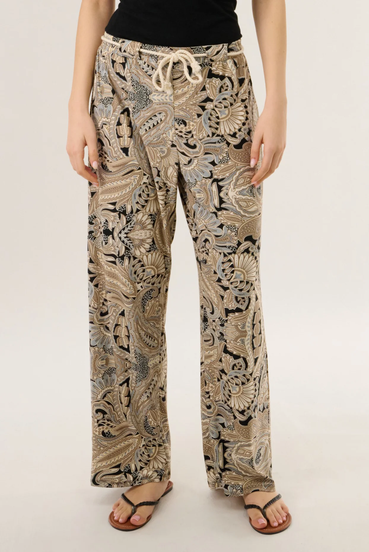 Belted Pants - Multi