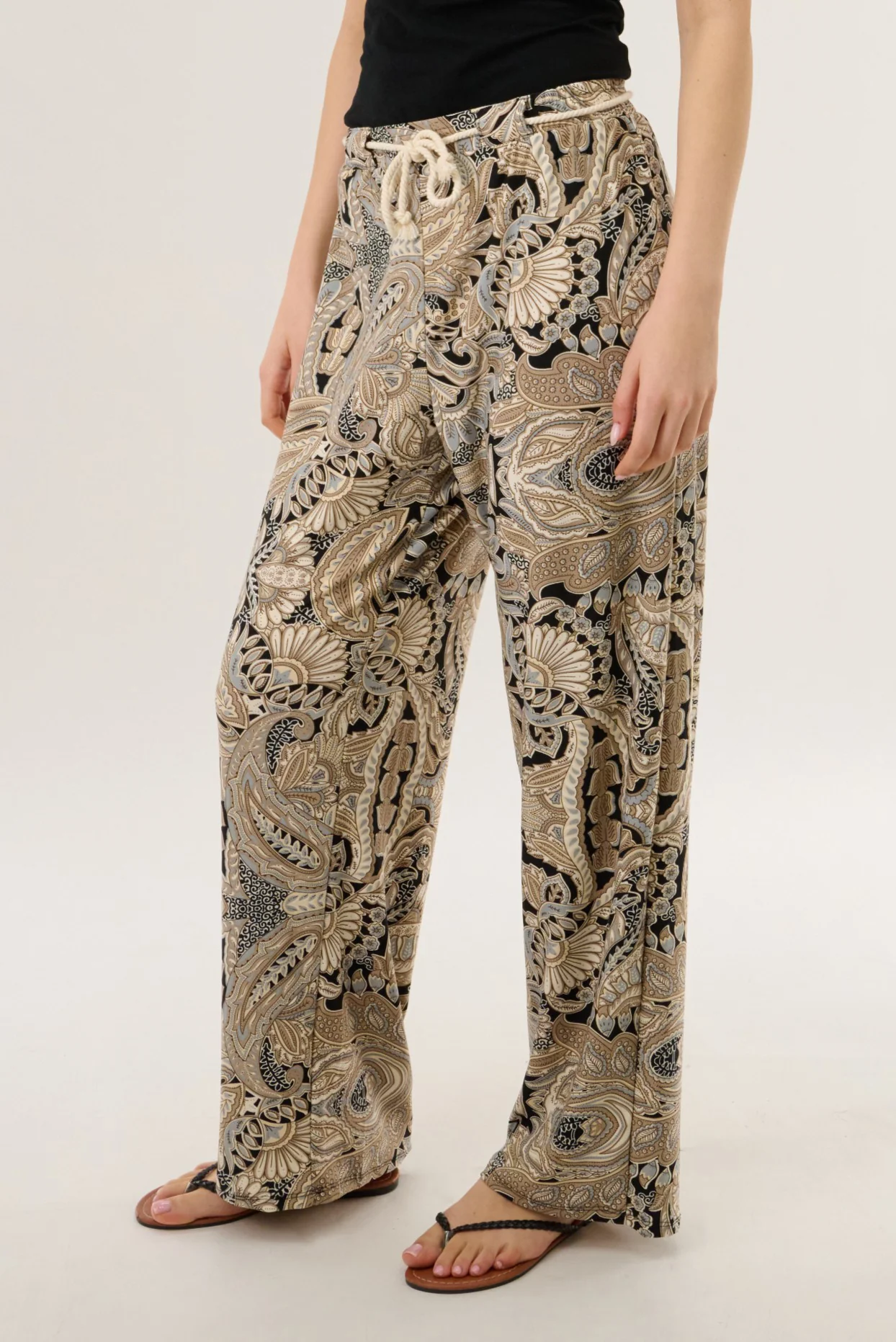 Belted Pants - Multi - Image 2