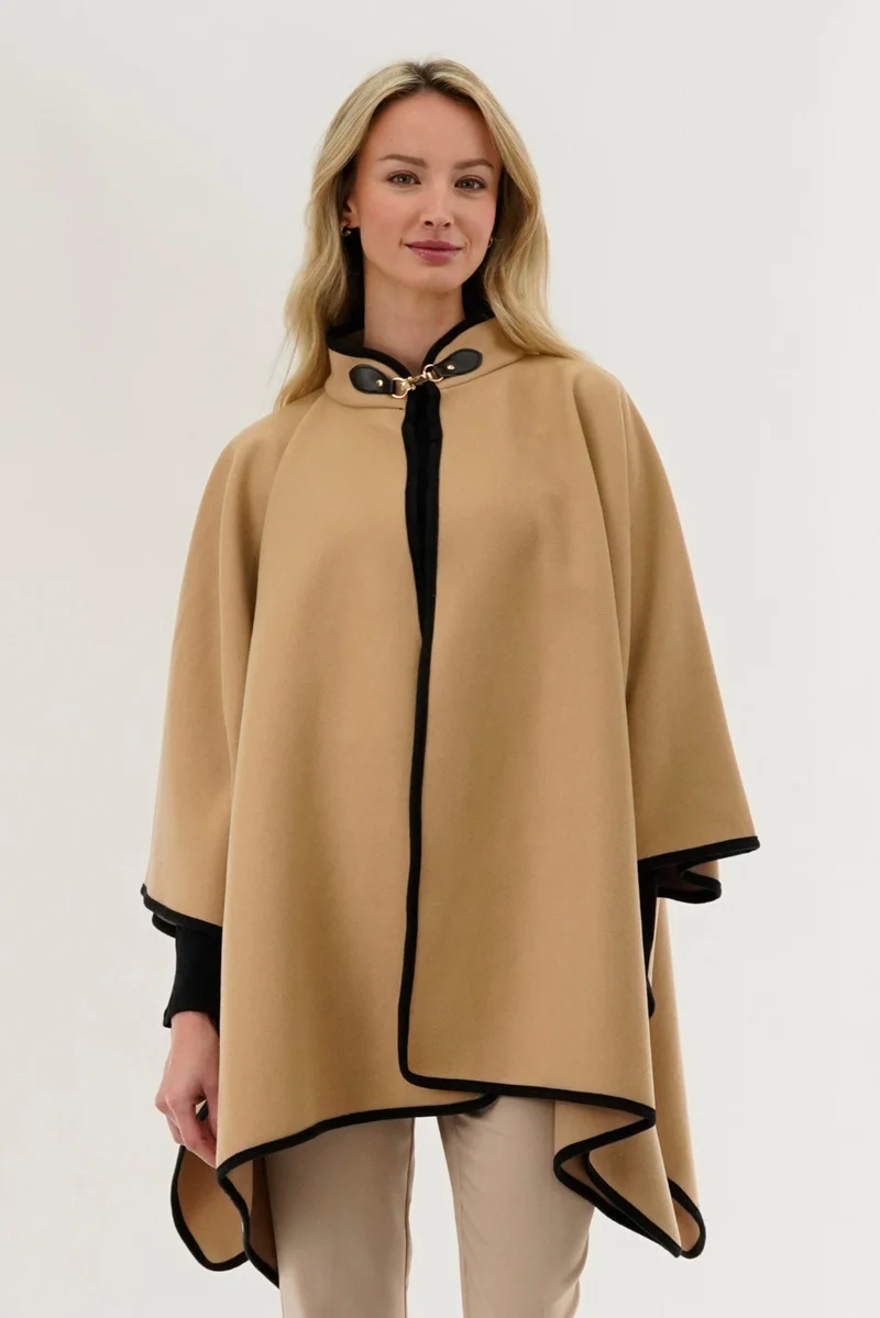 Basic Poncho - Cream