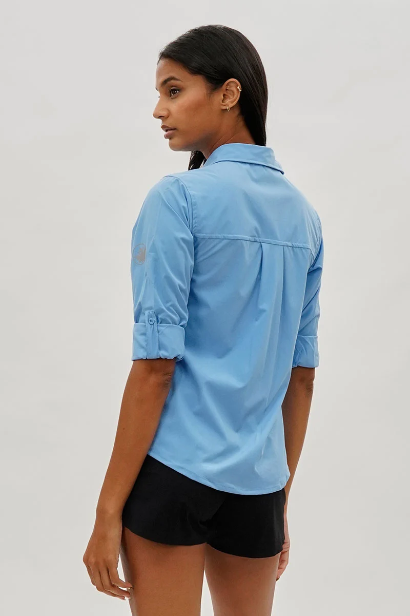 Button Up Utility Shirt - Blue - Image 3
