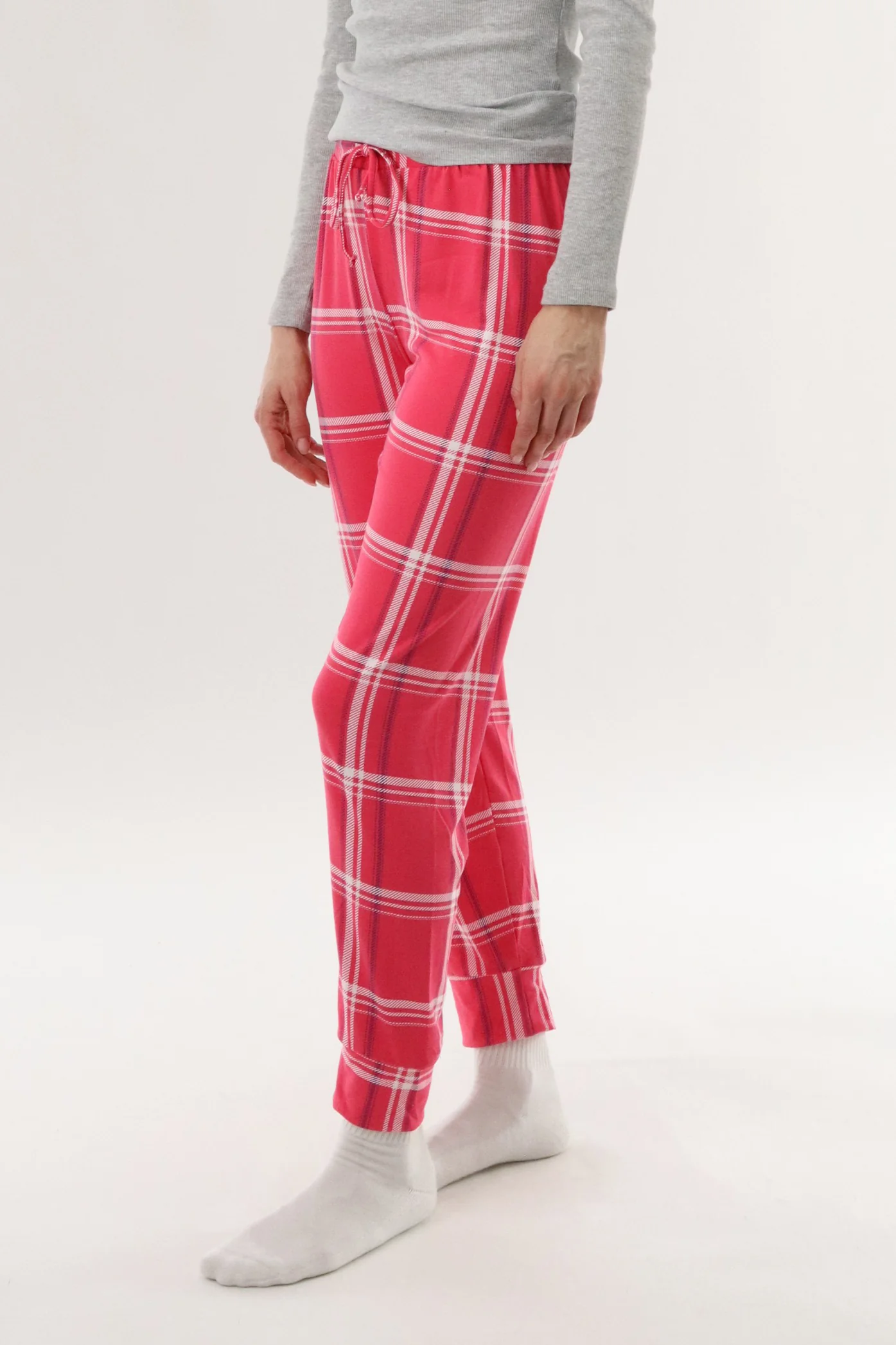 Jogger Pajama Pants - Pink - Image 2