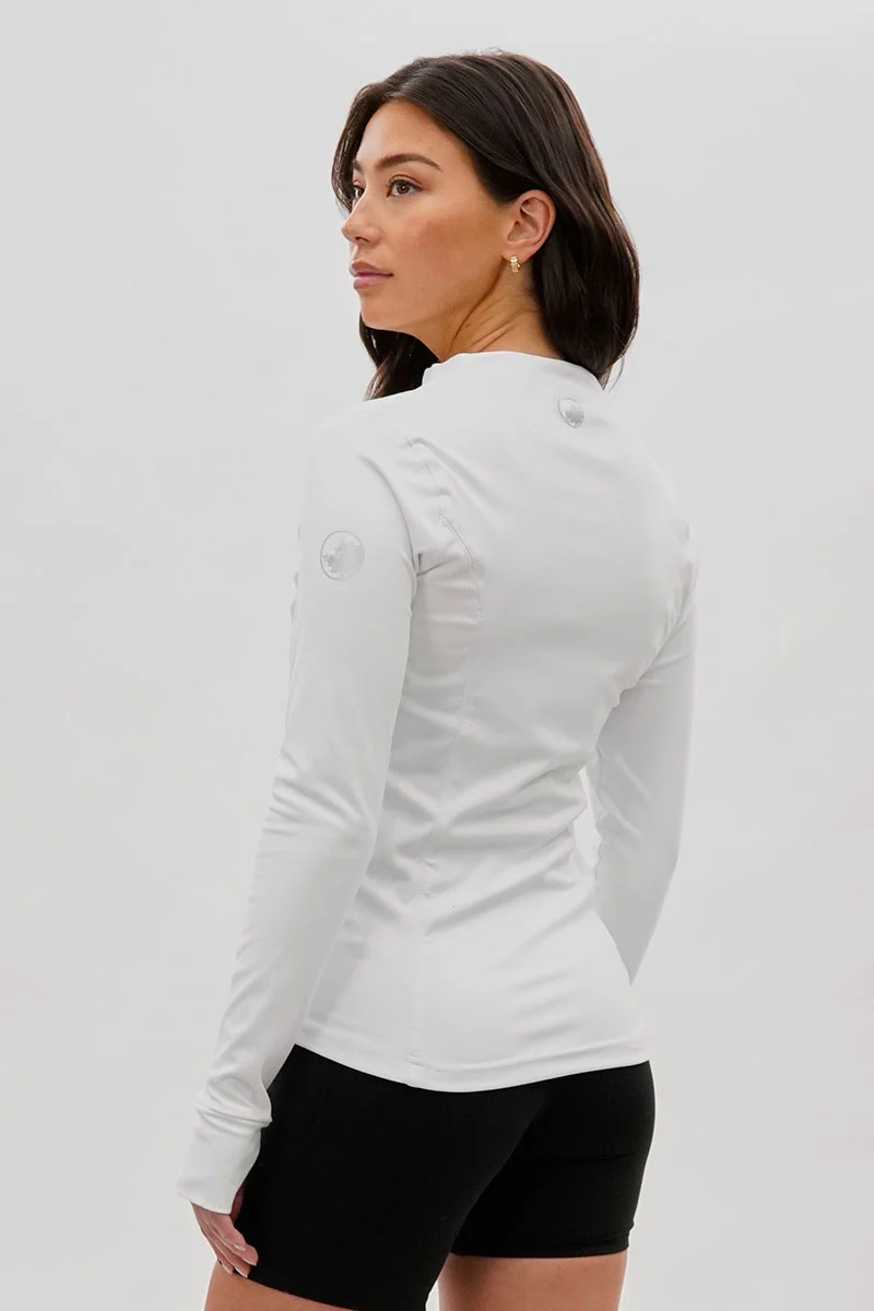Fitted Yoga Lightweight Jacket - White - Image 3