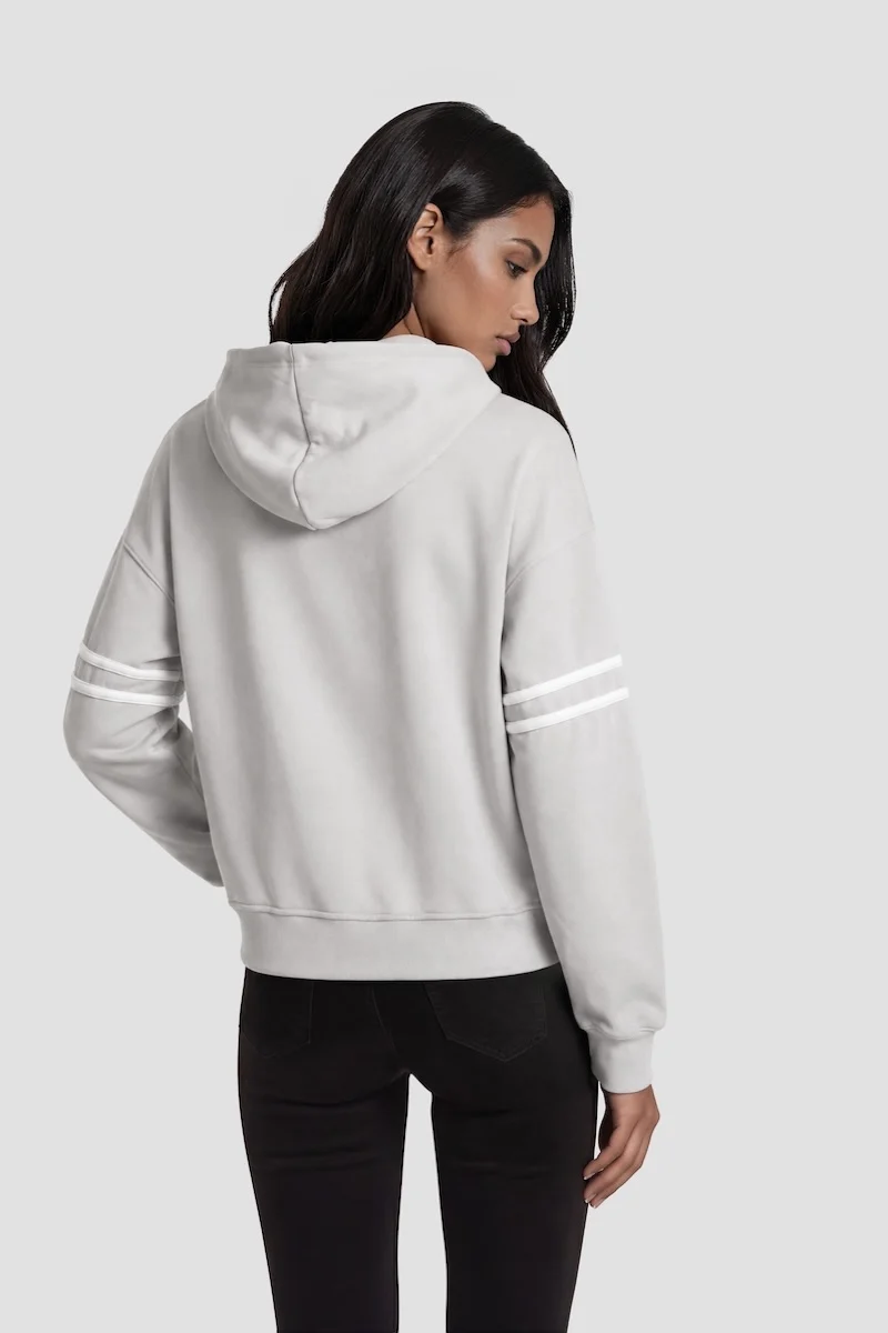 Long Sleeve Hoodie - Grey - Image 2