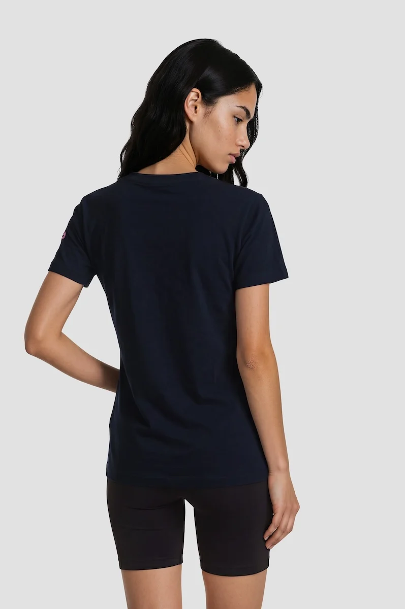 Short Sleeve Logo Tee - Blue - Image 2