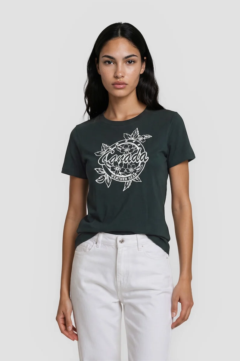 Short Sleeve Logo Tee - Green