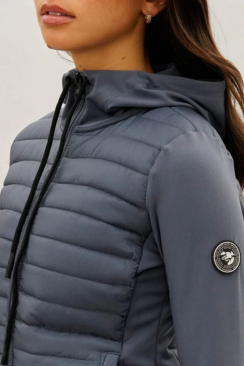 Puffer Active Lightweight Jacket - Grey - Image 4