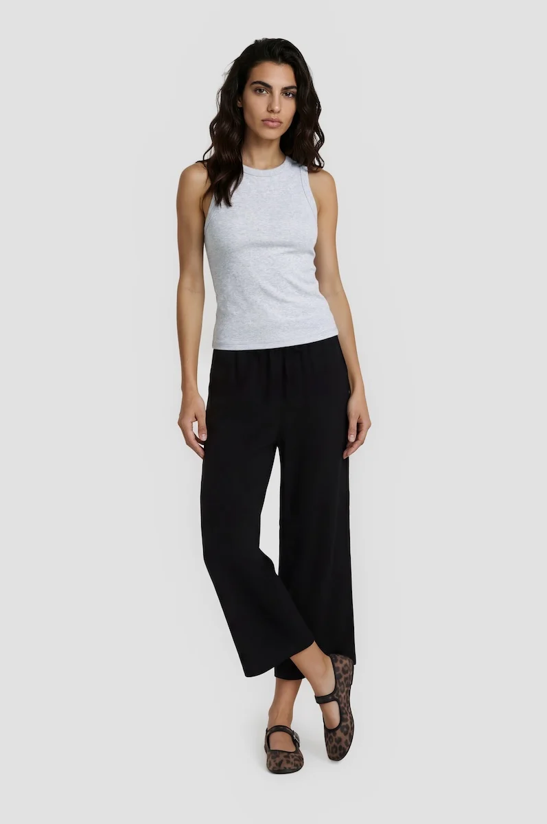 Classic Drawstring Pants - Black