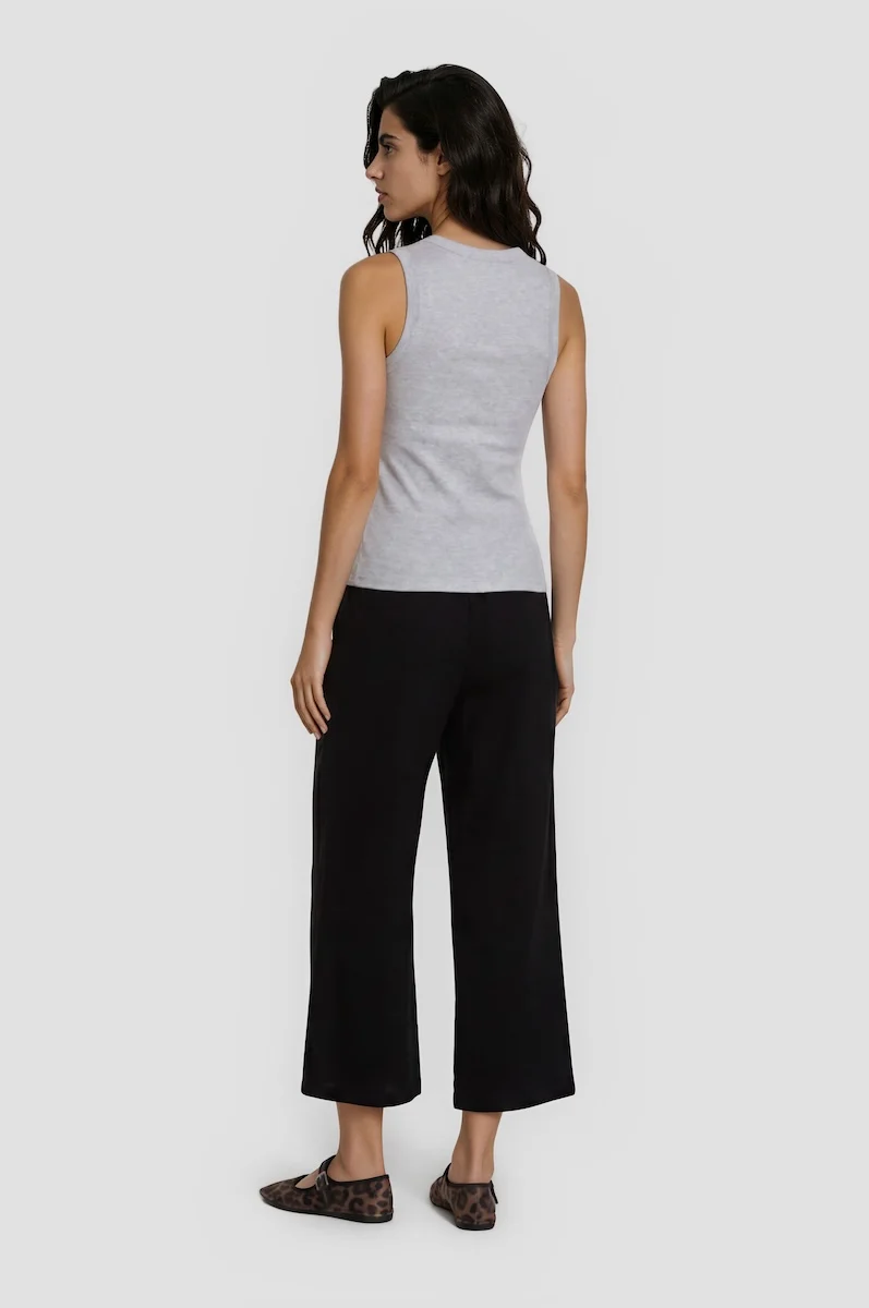 Classic Drawstring Pants - Black - Image 2