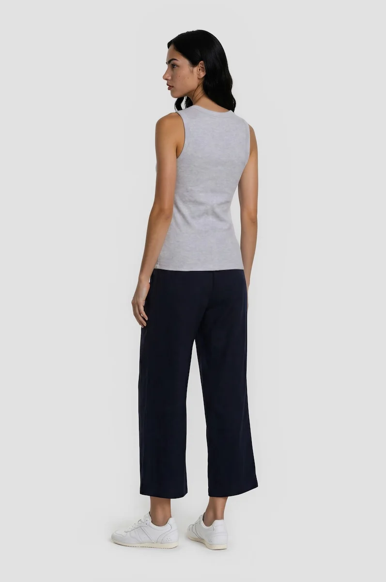 Classic Drawstring Pants - Navy - Image 2