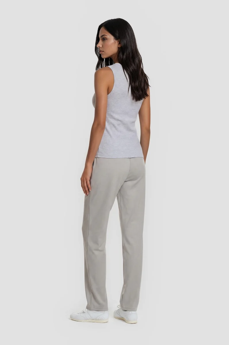 Classic Straight Leg Sweatpants - Grey - Image 2
