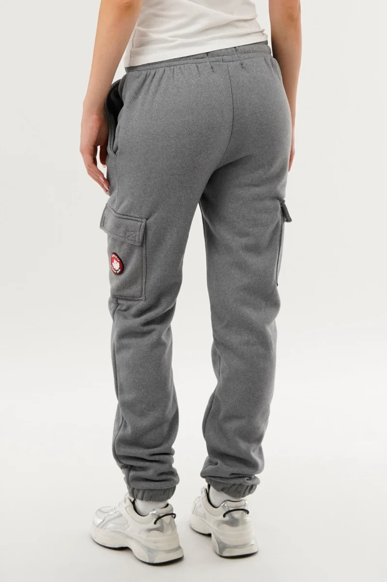 Fleece Cargo Joggers - Grey - Image 3