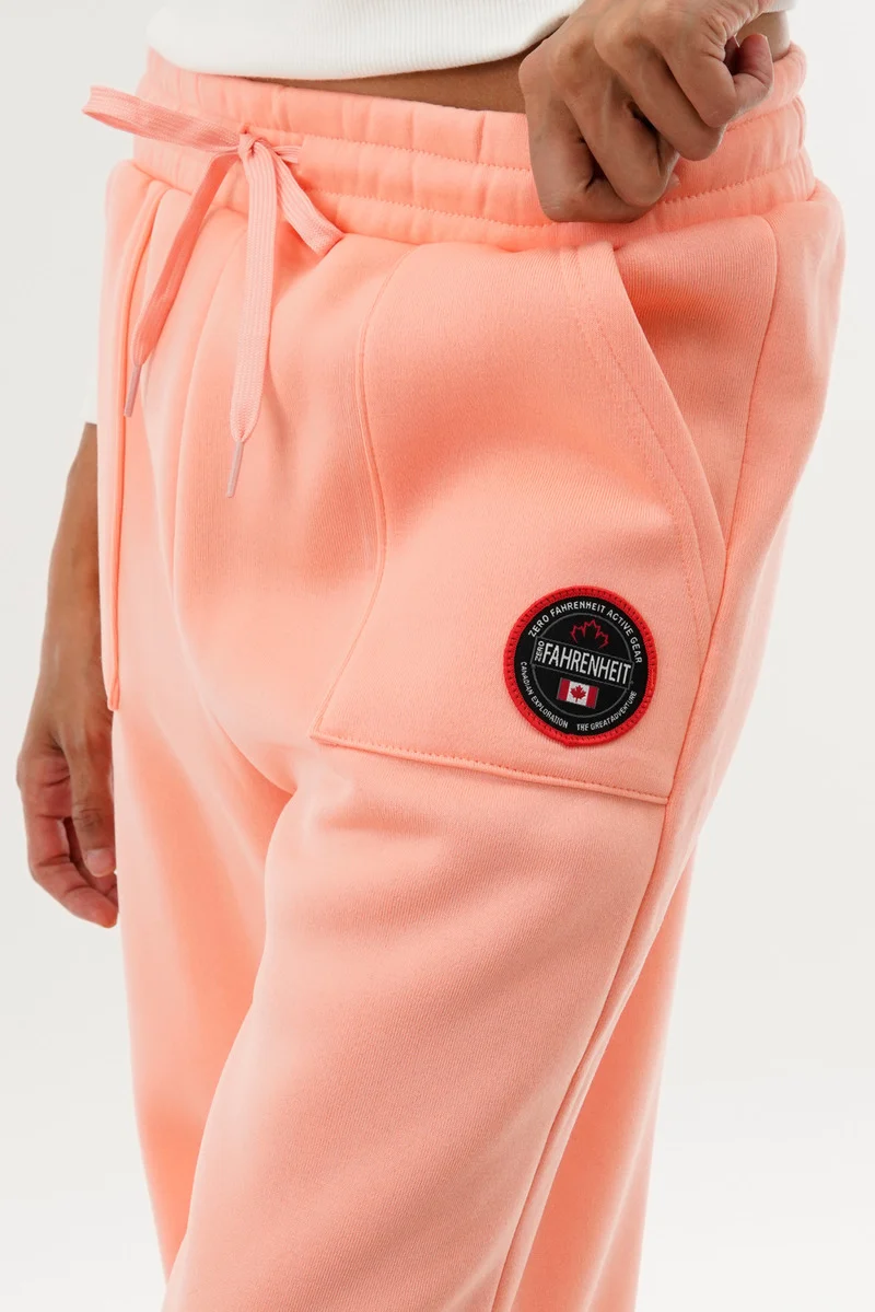 Wide Leg Sweatpants - Pink - Image 4